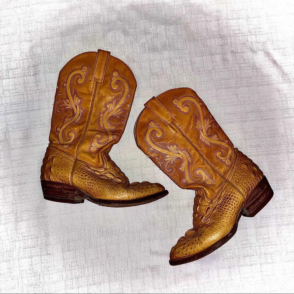 Alligator boots